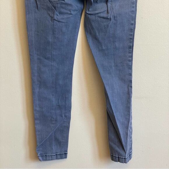 Forever 21 29 blue skinny pants Pirate Vibes mid-rise button - Picture 7 of 8